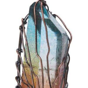 Life Tree Copper Wire Wrapped Crystal Necklace Chakra Pendant Natural Stone Quar